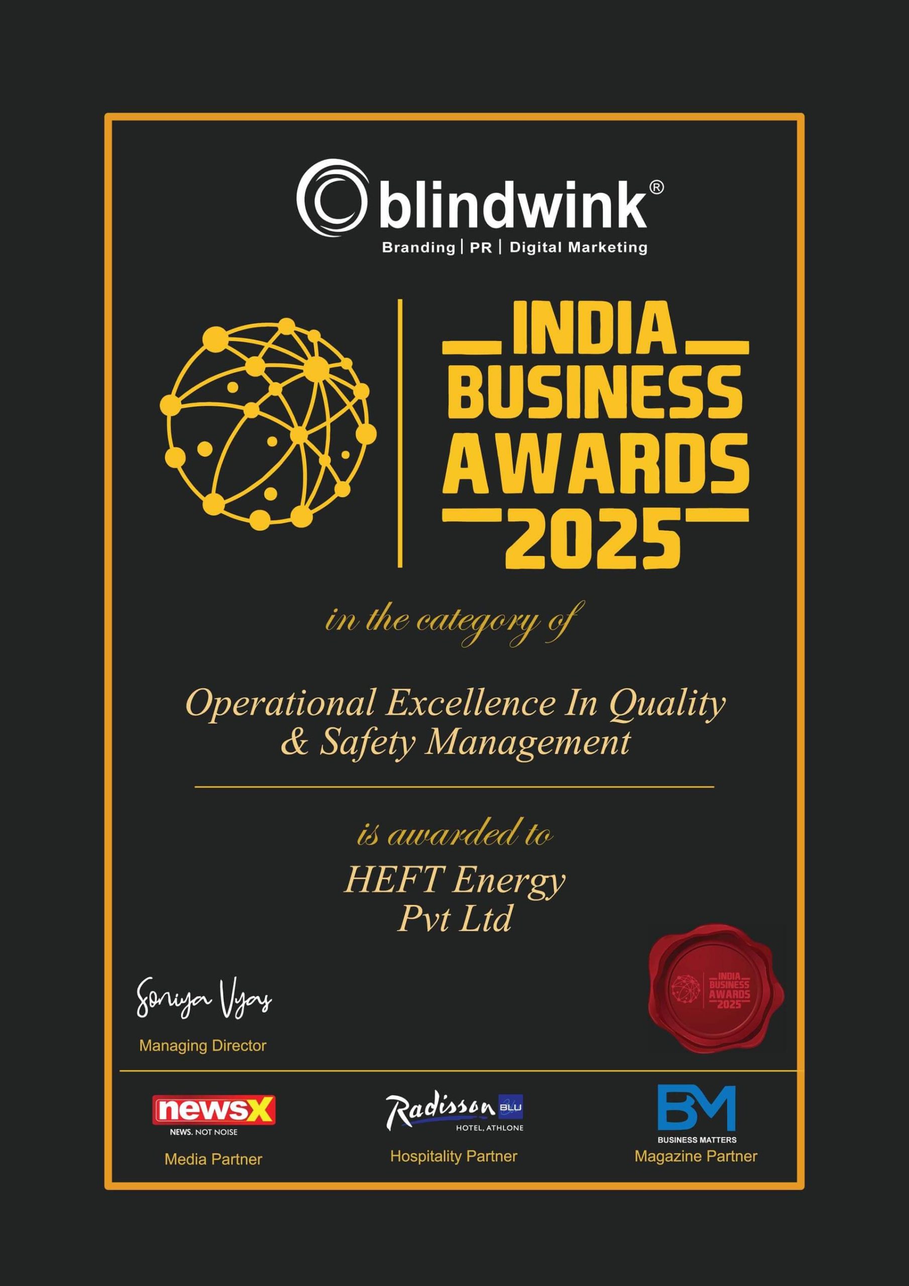 Business Awareness Award